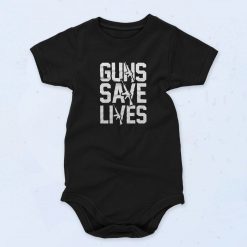 Guns Save Lives Baby Onesie