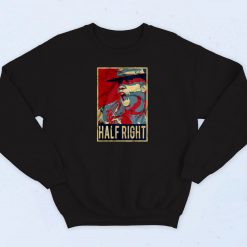 Half Right Retro Sweatshirt