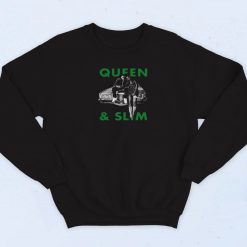 Queen And Slim Cartoon Meme Sweatshirt