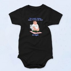 The Lonely Stoner Seems To Free His Mind Baby Onesie