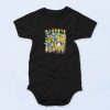 The Simpsons Springfield Group Montage Tricko Bart Homer Baby Onesie