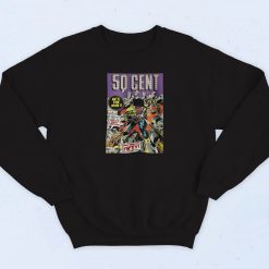 50 Cent Comic Rapper Sweatshirt