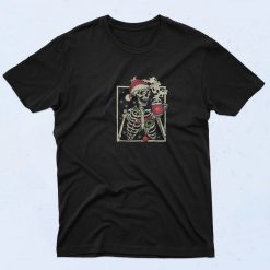 Dead Inside Skeleton Christmas T Shirt