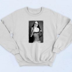Nun Smoking Weed Drinking Sweatshirt