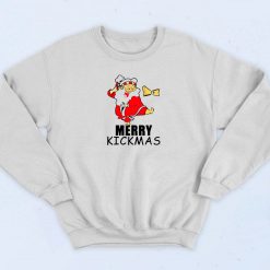 Santa Merry Kickmas Sweatshirt