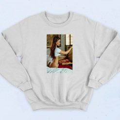 Sexy Pizza Girl On Bed Sweatshirt