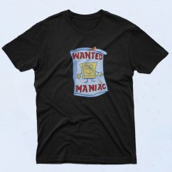 SpongeBob SquarePants Wanted Maniac T Shirt