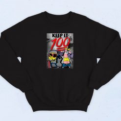 Spongebob SquarePants Keep It 100 Sweatshirt