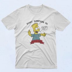 Bart Simpson In Fuck Off Dudes Radical Dude T Shirt