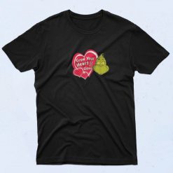 Dr Seuss Grinch Grow Your Heart 90s T Shirt