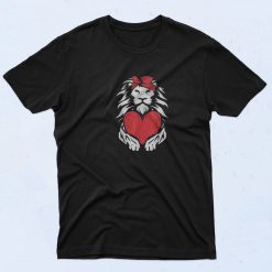 Lion Heart Valentines Day 90s T Shirt
