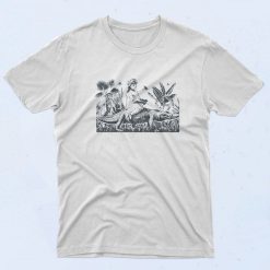 Girl Riding Alligator 90s T Shirt