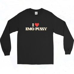 I Love Emo Pussy Vintage Long Sleeve Shirt