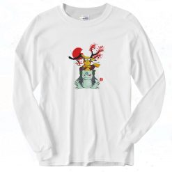 Pikachu And Bulbasaur Mashup Naruto Long Sleeve Shirt