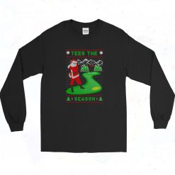 Tees The Season Golf Christmas Long Sleeve Shirt