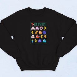 7 Eleven Pac Man Logo 90s Sweatshirt