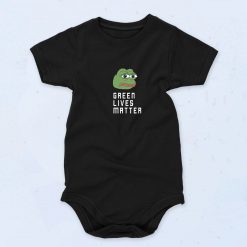 Pepe Green Lives Matter 90s Baby Onesie