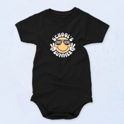 Smiley Schools Out For Summer 90s Baby Onesie