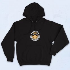 Smiley Schools Out For Summer Art 90s Hoodie