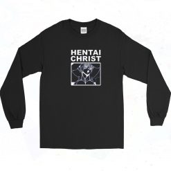 Hentai Christ Vintage 90s Long Sleeve Shirt