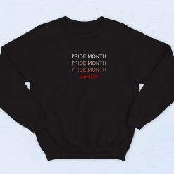 Pride Month Demon Retro 90s Sweatshirt