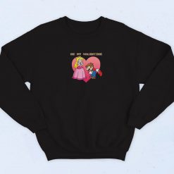 Super Mario Be My Valentine Retro 90s Sweatshirt
