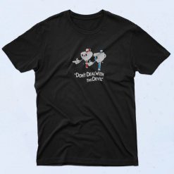Don’t Deal With The Devil Cuphead Pulp Fiction 90s Style T Shirt