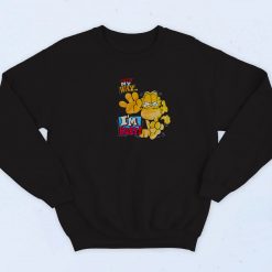 Garfield I'm Busy Sayings 90s Sweatshirt