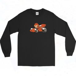 Garfield Racing Vintage 90s Long Sleeve Shirt