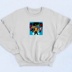 Garfield and Star Trek 90s Retro Sweatshirt