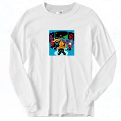 Garfield and Star Trek Vintage 90s Long Sleeve Shirt