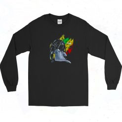 Jamaica Rasta Daffy Duck 90s Long Sleeve Shirt