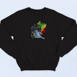 Jamaica Rasta Daffy Duck 90s Parody Sweatshirt