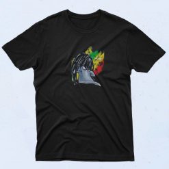 Jamaica Rasta Daffy Duck 90s Style T Shirt