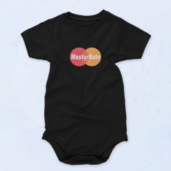 Masturbate Mastercard 90s Baby Onesie