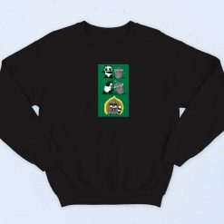 Panda Trash Fusion Funny 90s Sweatshirt