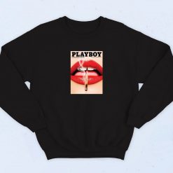 Playboy X Missguided Black Magazine 90s Sweatshirt