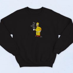 The Last Perfect Man Homer Simpson 90s Cartoon Sweatshirt