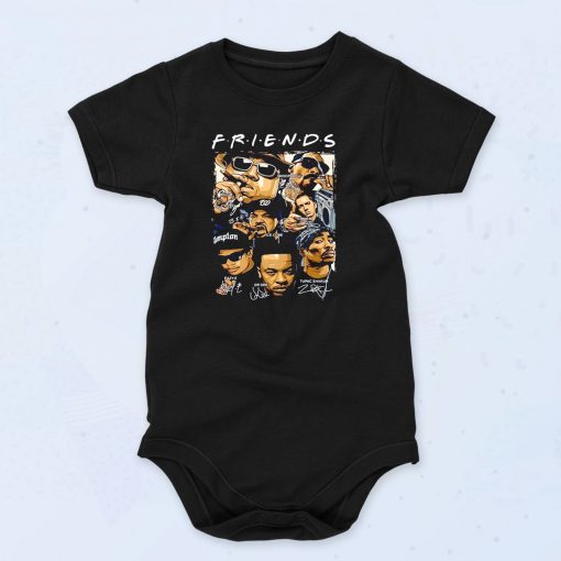 Friends Rapper All Time Baby Onesie 90s Style