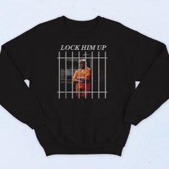 Funny Trump In Prison Lock Him Up 90s Sweatshirt Street Style