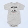 we stand with jenni enough Vintage Baby Onesie