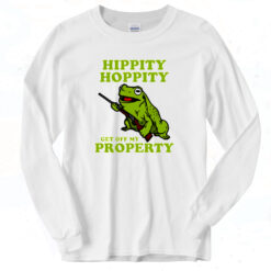 Frog Hippity Hoppity Get Off My Property Classic Long Sleeve Shirt