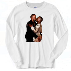 Kanye West Kissing Kanye Parody Classic Long Sleeve Shirt