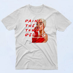 Paint The Town Red Doja Cat 90s T Shirt Style