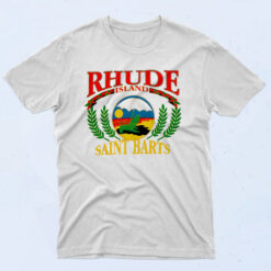 Rhude Island Saint Barts 90s T Shirt Style