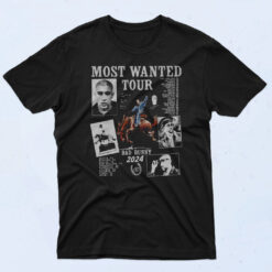 Bad Bunny Most Wanted Tour 90s Oversized T shirt