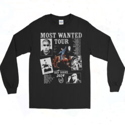 Bad Bunny Most Wanted Tour Long Sleeve Tshirt