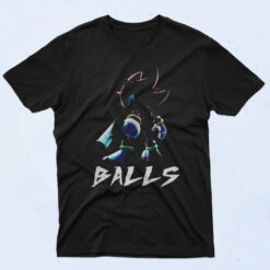 Balls Shadow The Hedgehog Sonic 90s Oversized T shirt