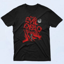 Evil Dead Moon 90s Oversized T shirt
