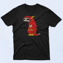 Funny Flash Sloth 90s Oversized T shirt